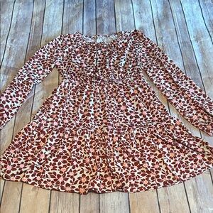 One Step Ahead Pink and Cream Kids Dress